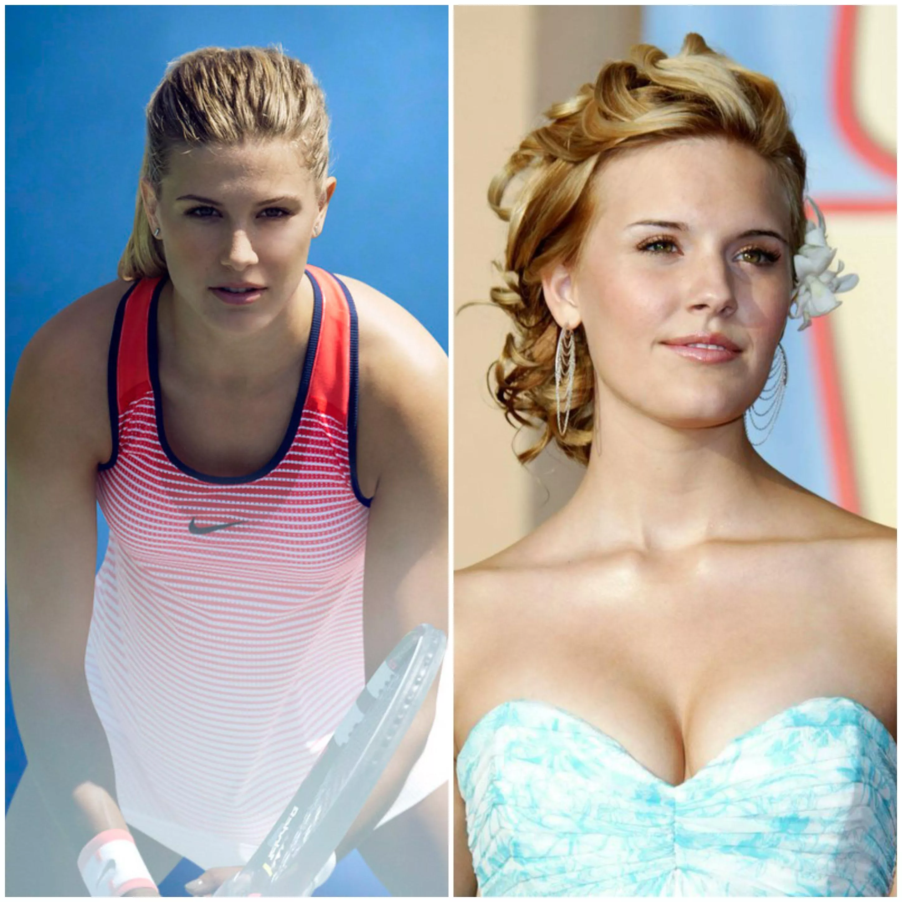 Genie Bouchard and Maggie Grace. Long lost Twins??