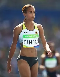 German sprinter Tatjana Pinto.