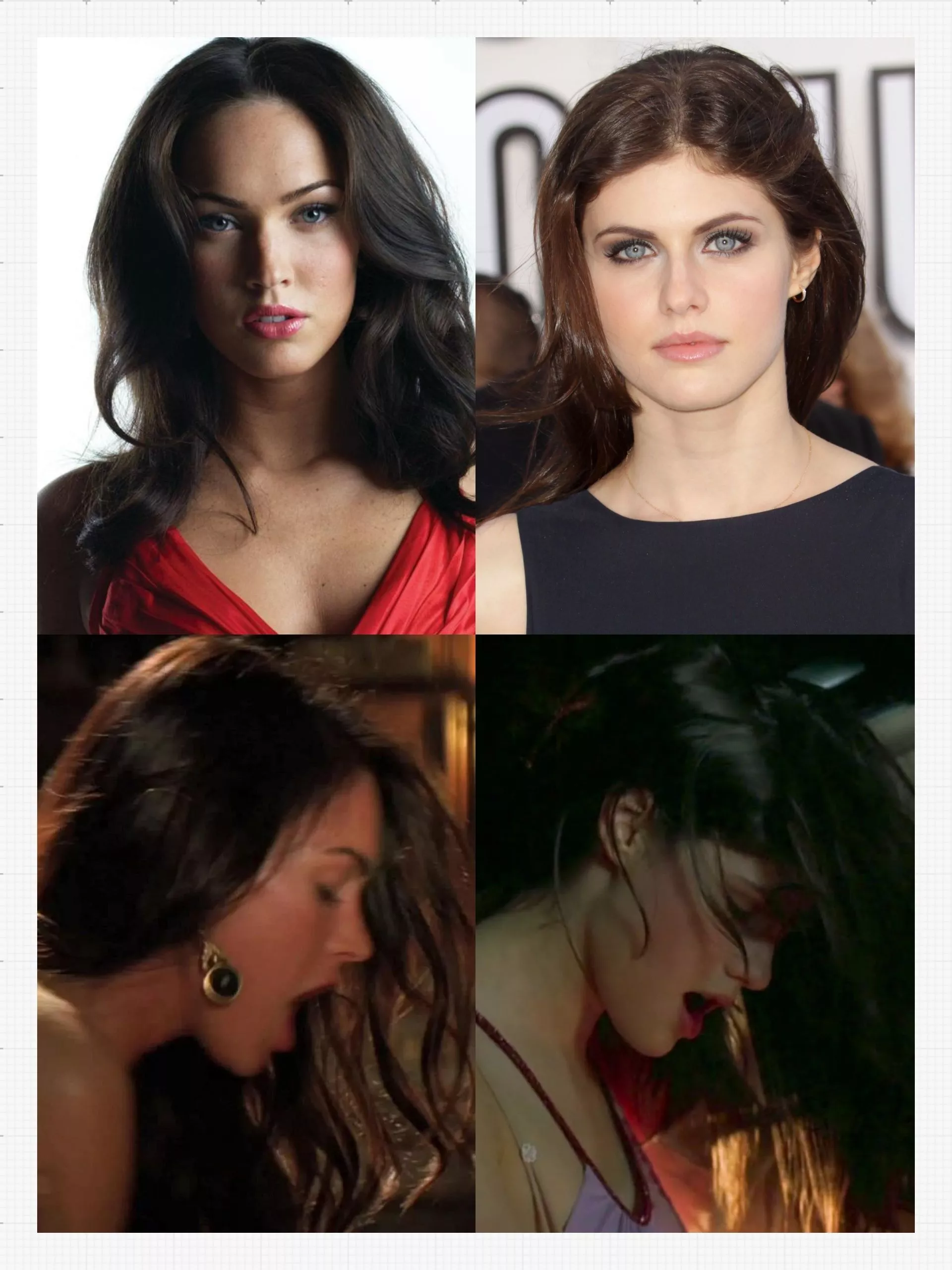 Getting hot and slightly bi for Megan Fox / Alex Daddario - who's up for trading?