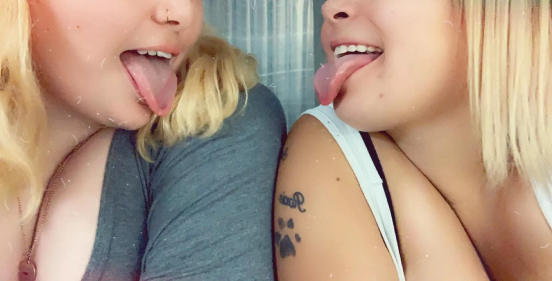 Girl on girl Ahegao? ðŸ¥µ Thatâ€™s my friend and I â˜ºï¸â¤ï¸ does anyone want my snap? :p SC: CaseyBunny_Boo