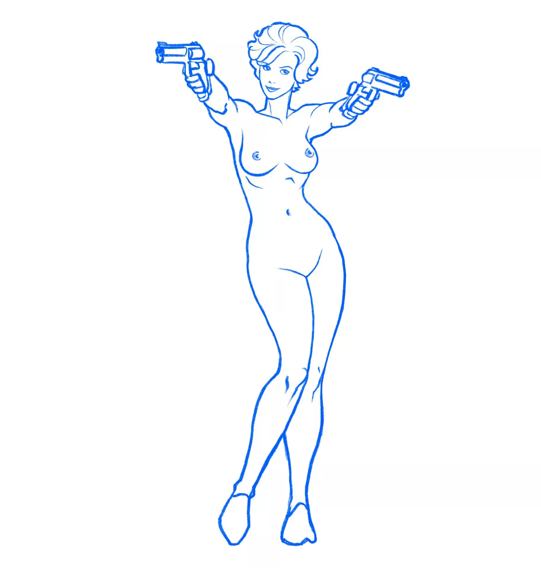 ‘Girl with Guns’, Me, Digital, 2020