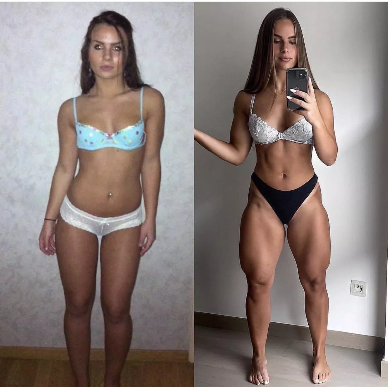 Girlaesthetics muscle growth