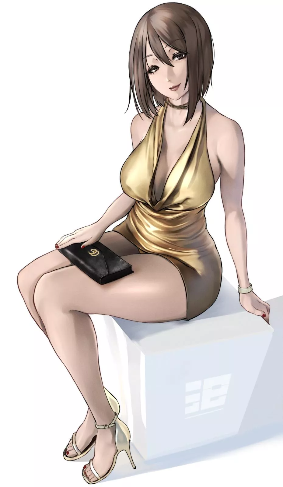 Gold Dress & Heels [Original]