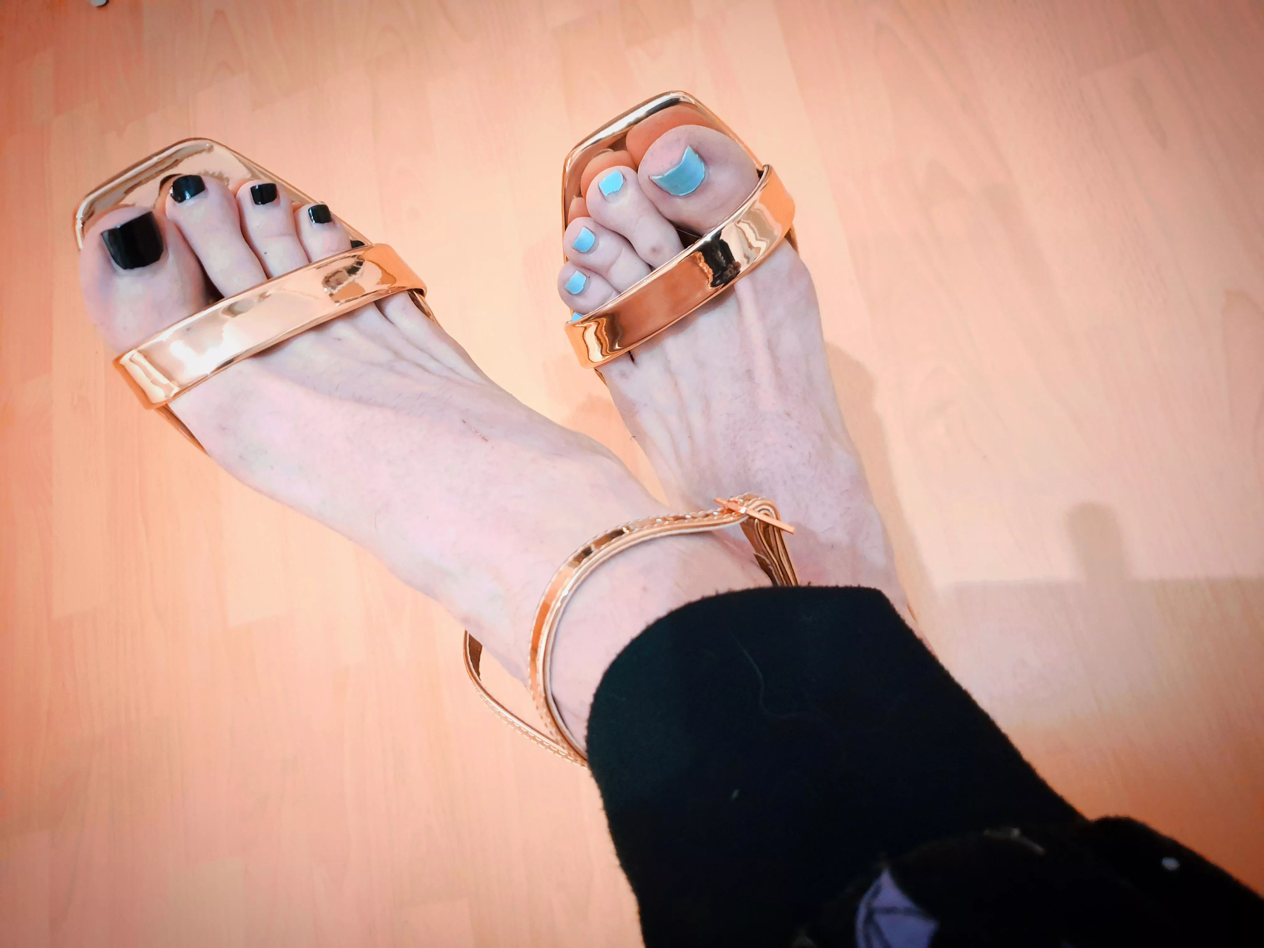 ] Gold Sandals [ <3