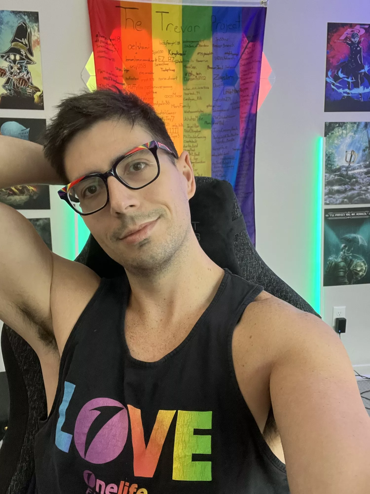 Good morning! Playing Thee Houses for the first time and streaming for The Trevor Project.