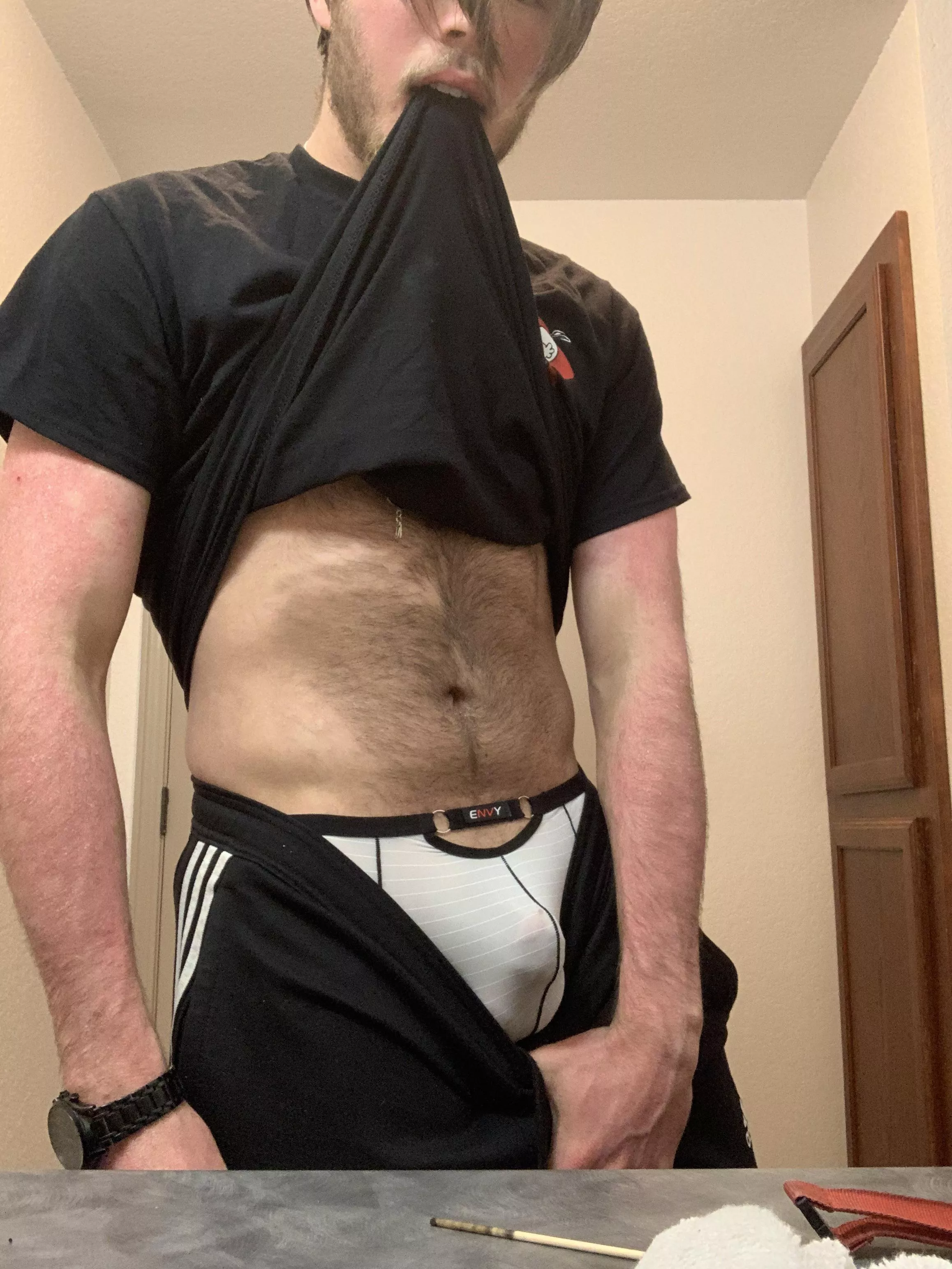 Got new underwear and I love how it looks, could help with paying for college, Iâ€™ll give you a suprise ;)