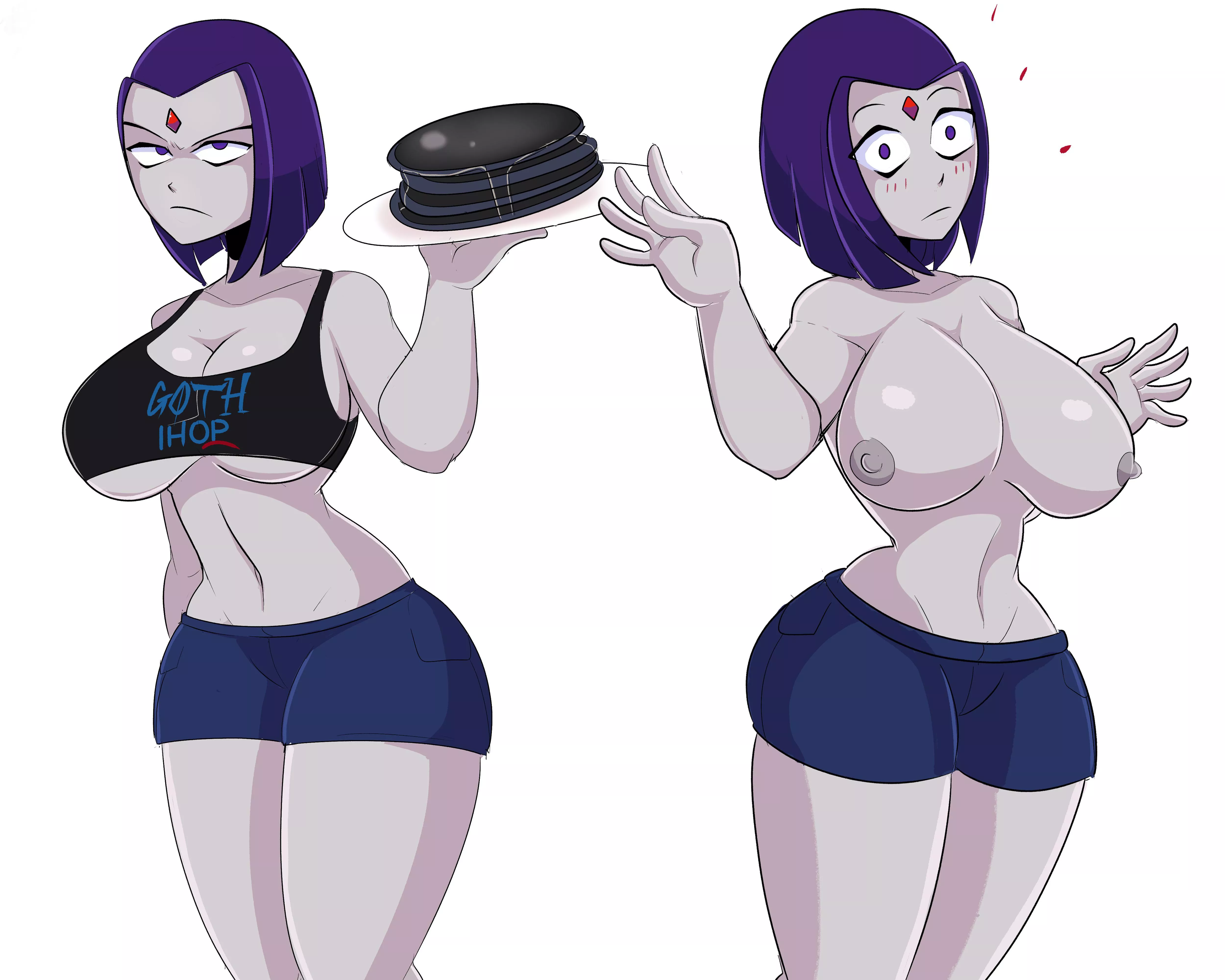 Goth IHOP Raven (SaltyNoodles)