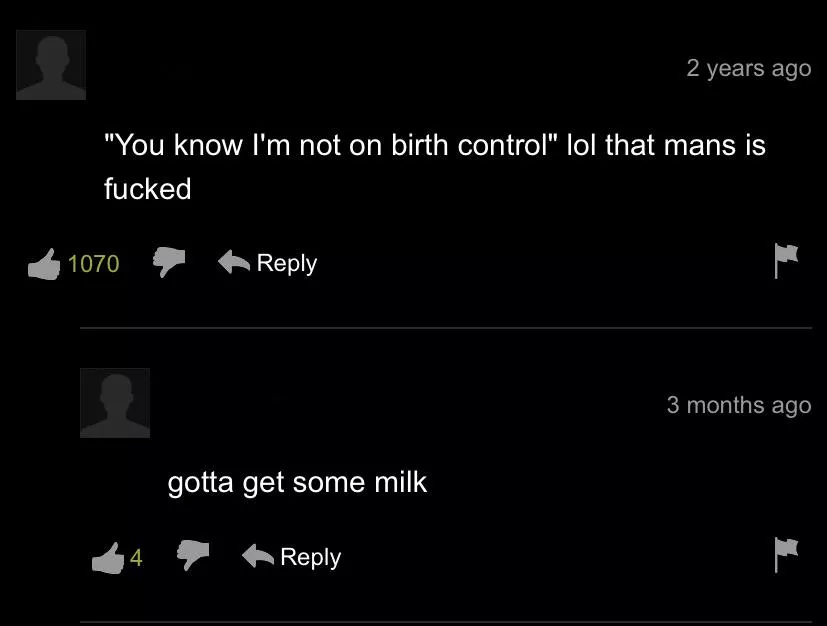 Gotta get some milk