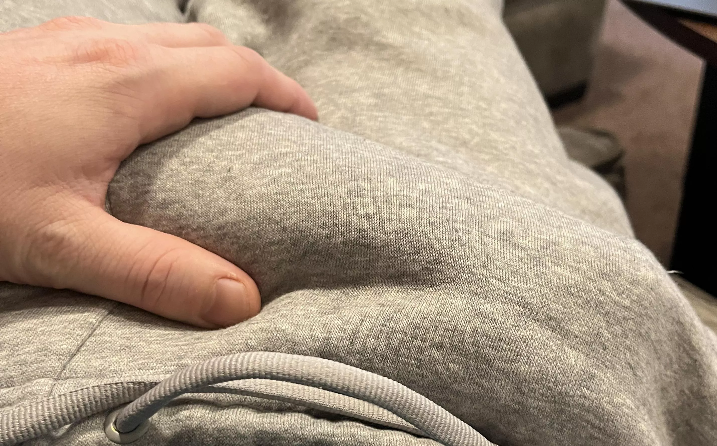 Gray sweatpants, huh?