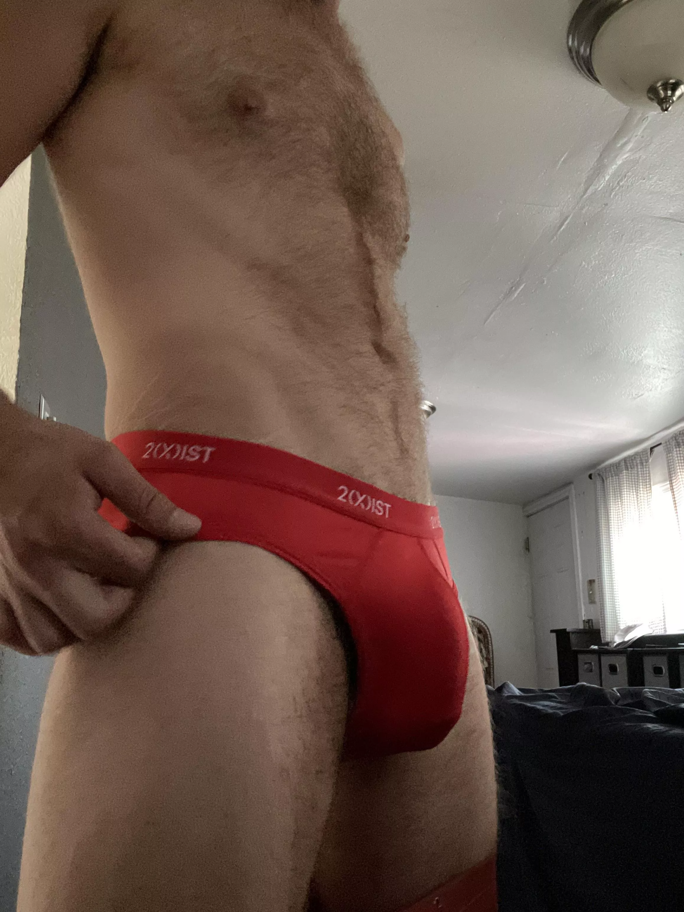 Great underwear for a Sunday bulge