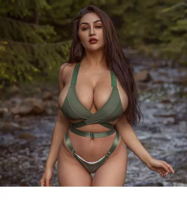 Green bikini