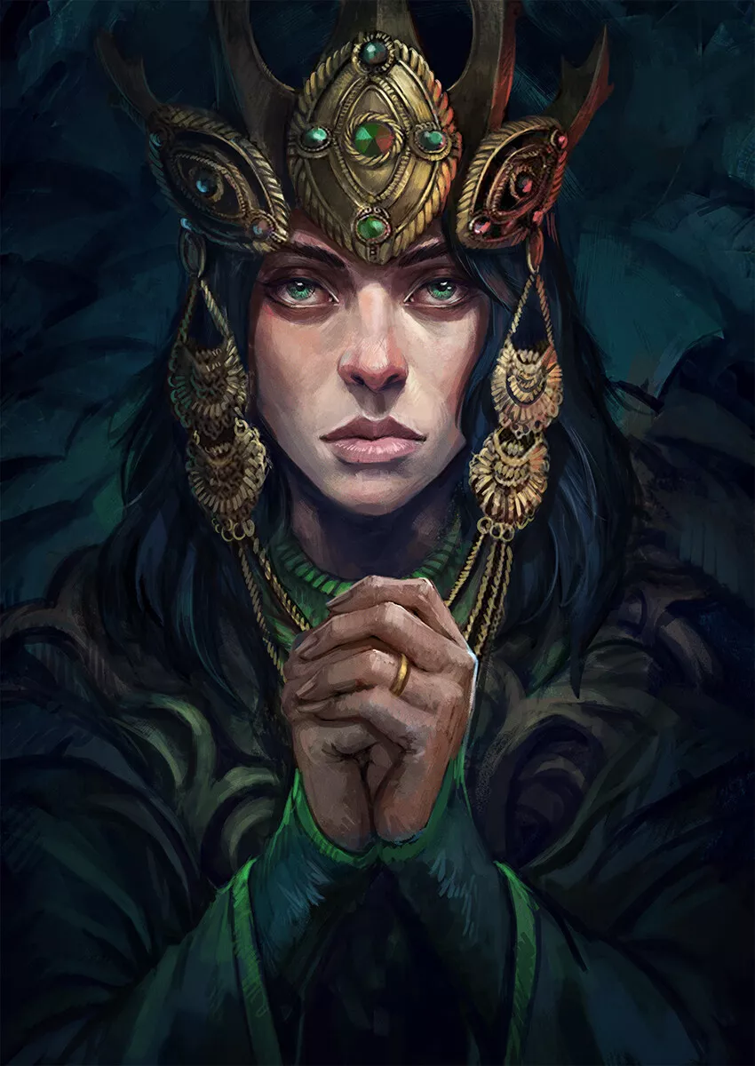 Green Queen by Klaher Baklaher