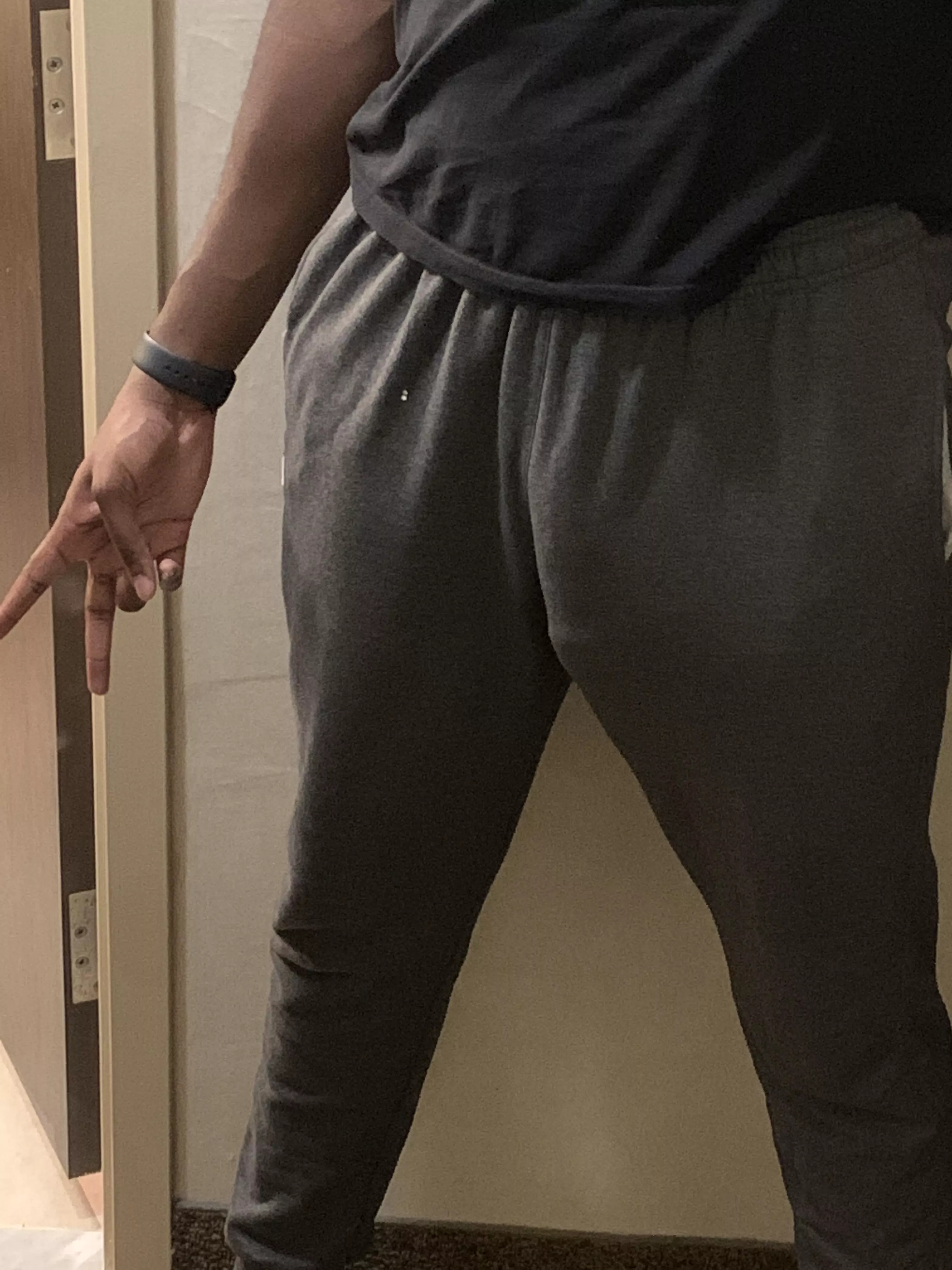 grey sweatpants