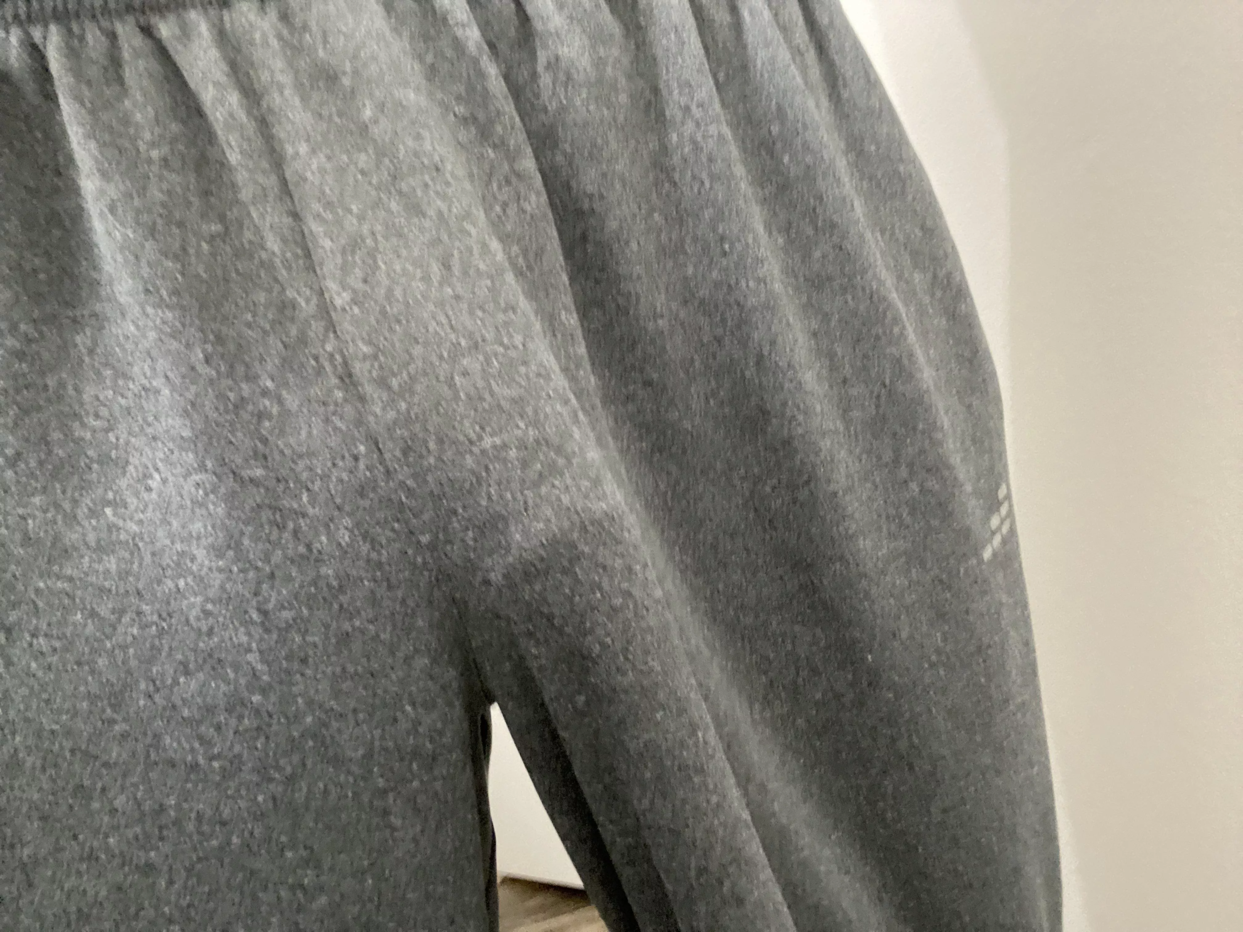 Grey sweatpants today