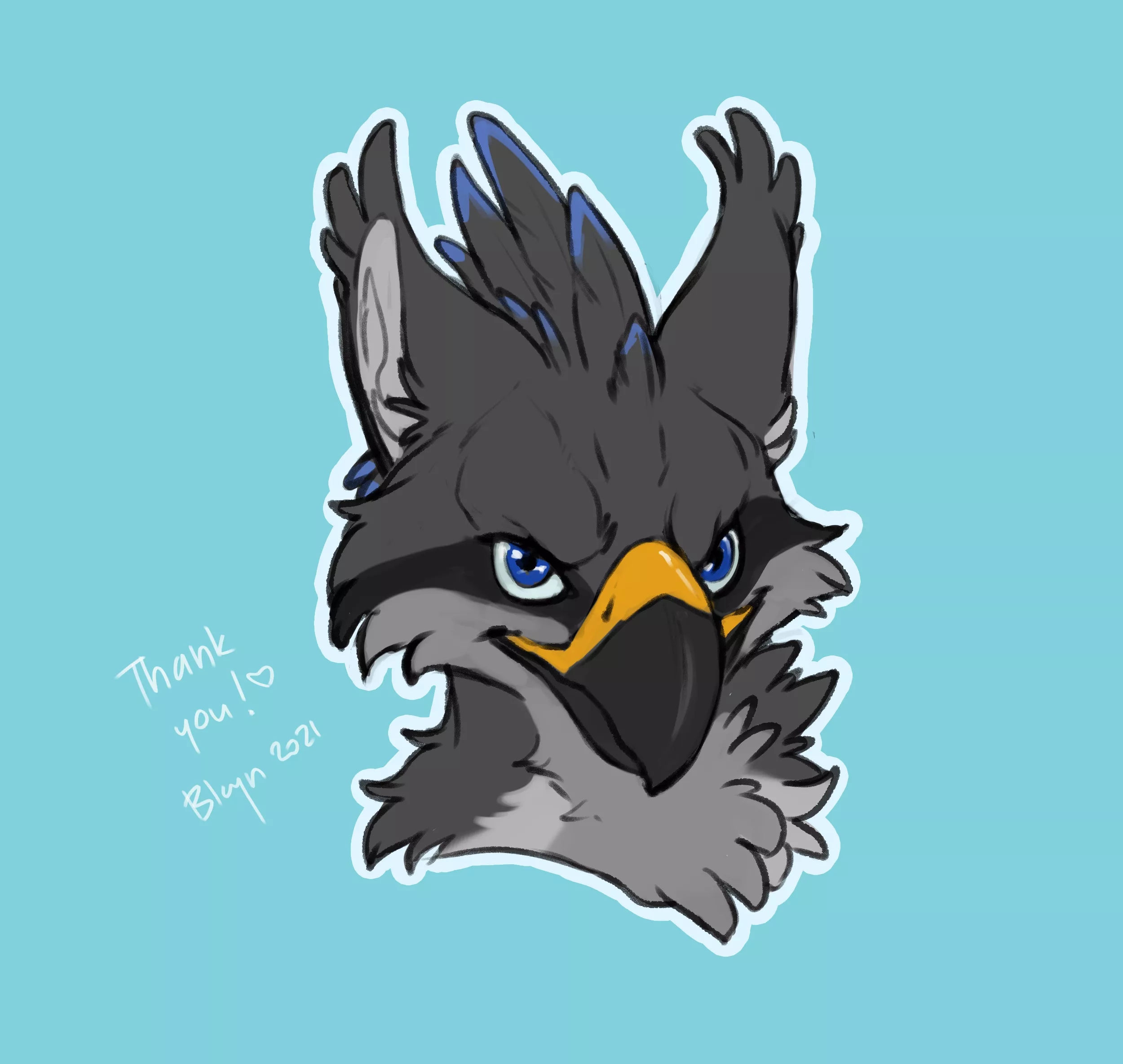 Gryphon Icon (Art by @BajnArt on Twitter)