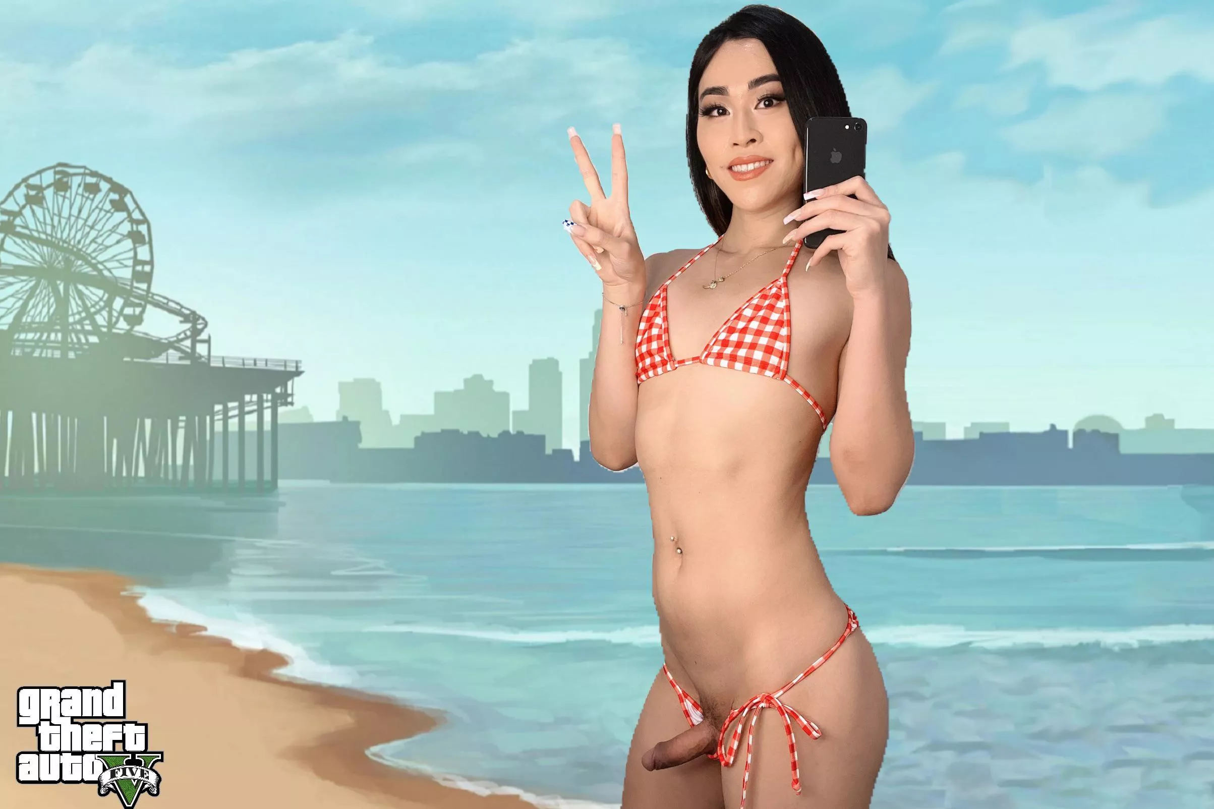 GTAV but asian trans girlðŸŽ®