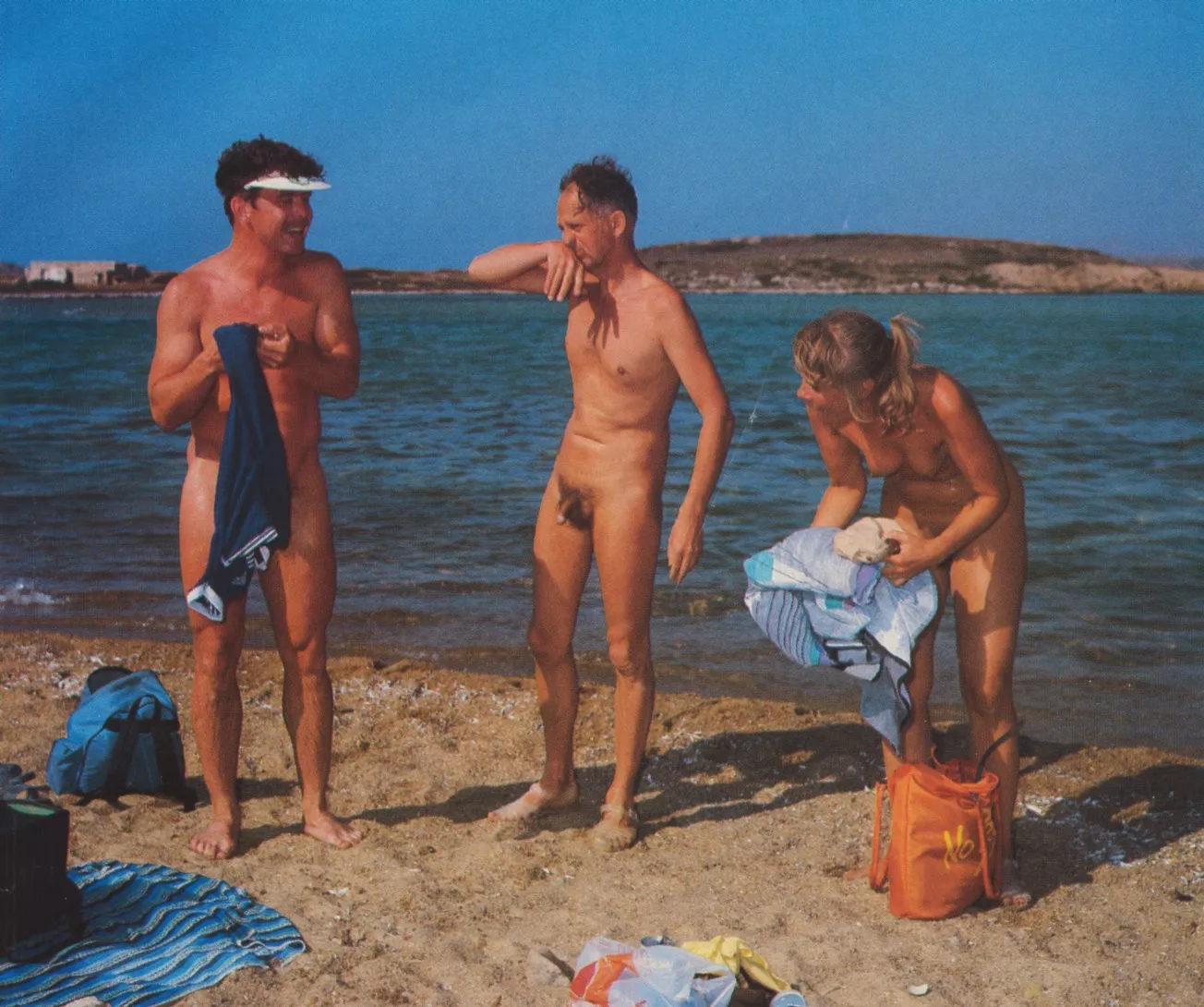 Guys, when it's time to leave the beach, do you put a shirt first and wait until the last minute to put underwear/shorts on?