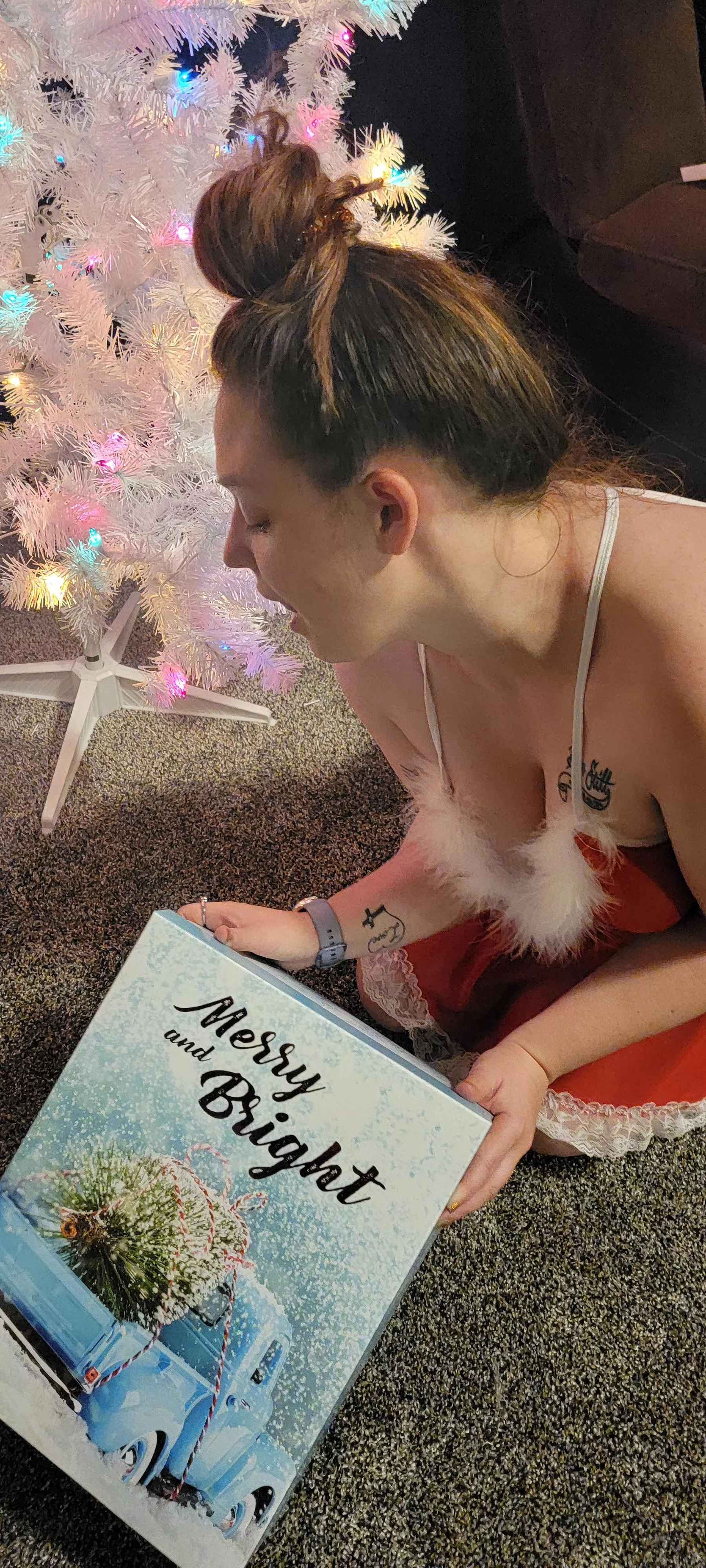 Had a little fun while putting up the Christmas Tree (F24)