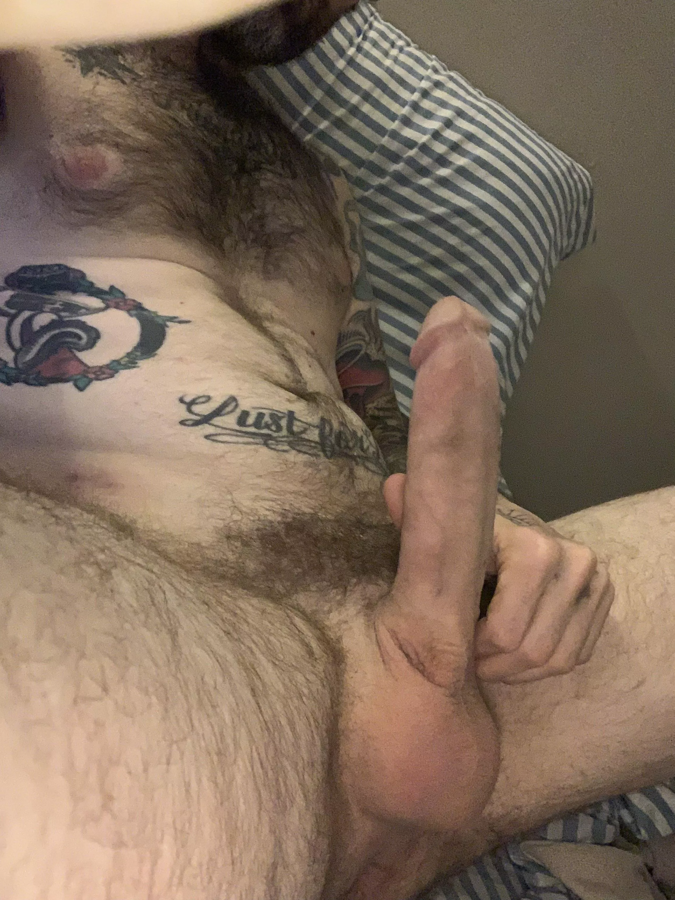 Hairy all over (except balls)