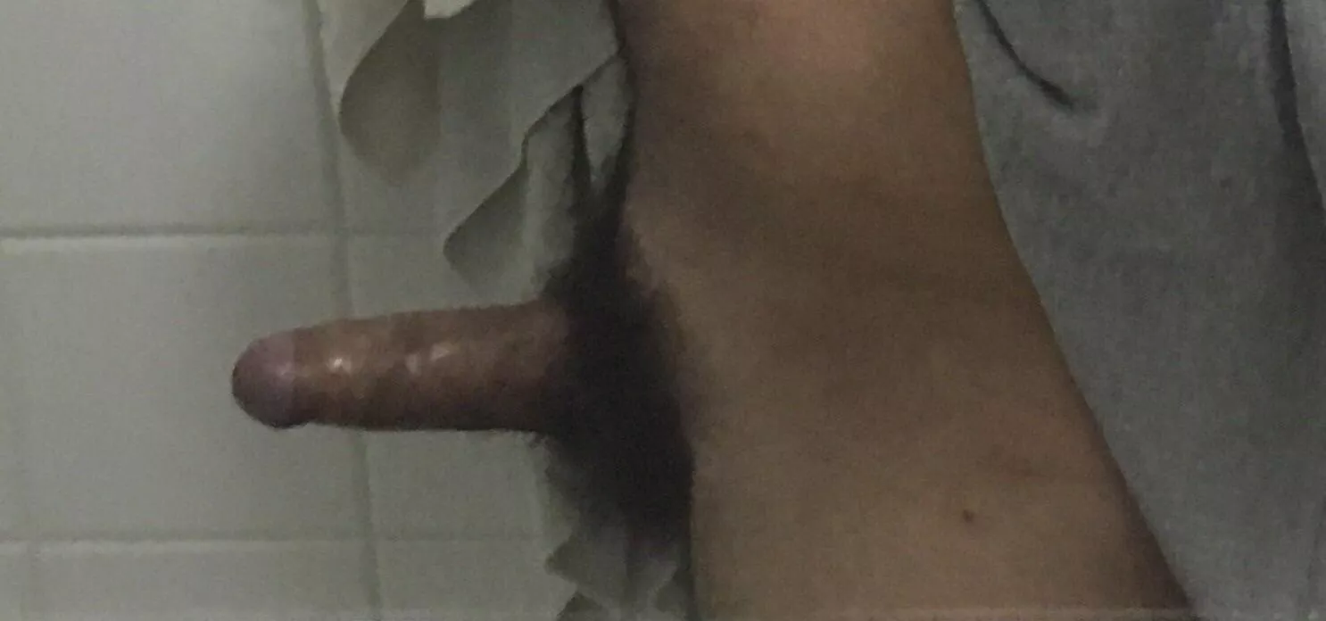 Hairy ass uncut cock!