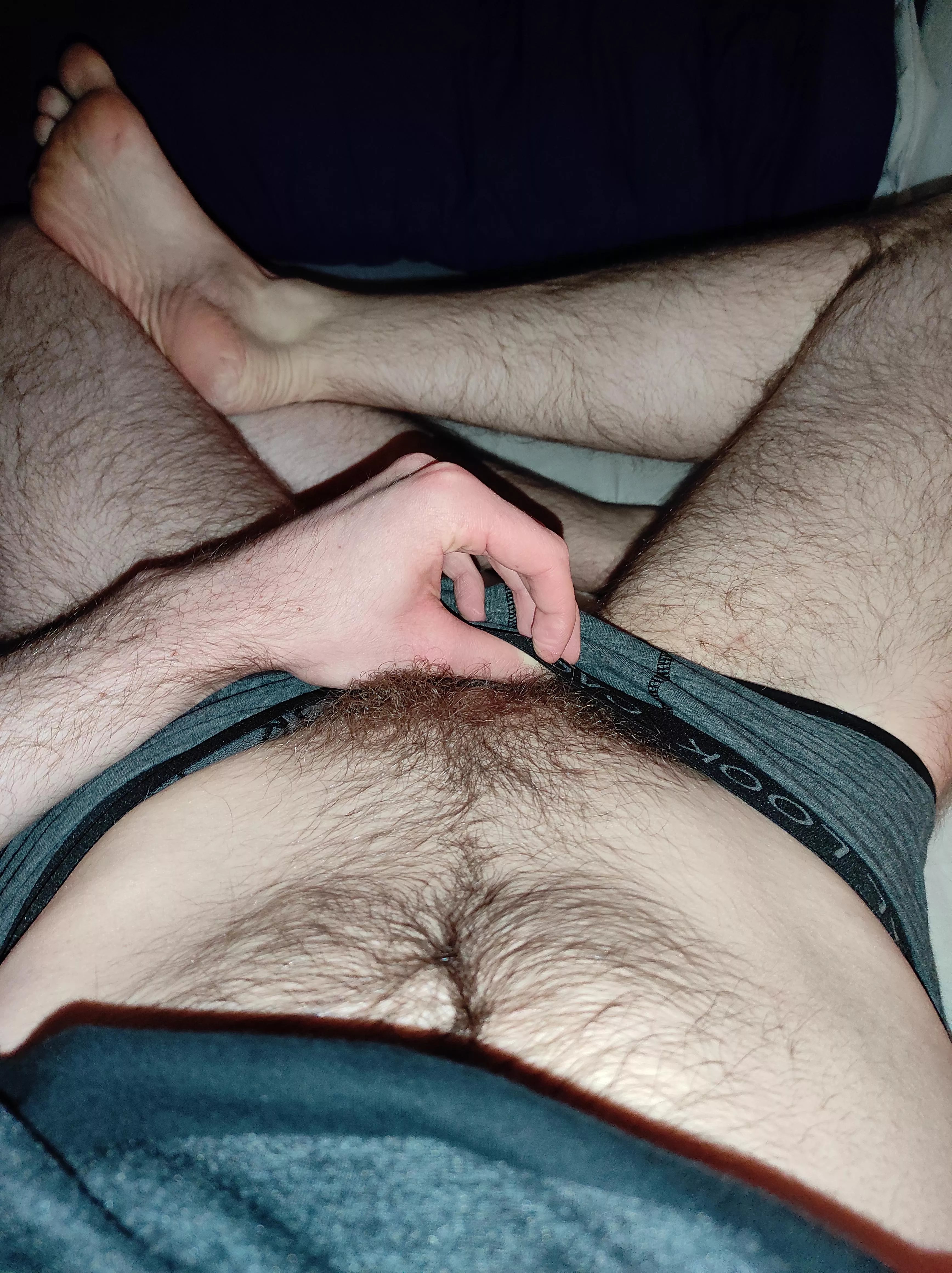 Hairy legs, belly, pubes, arms, what more could you want?