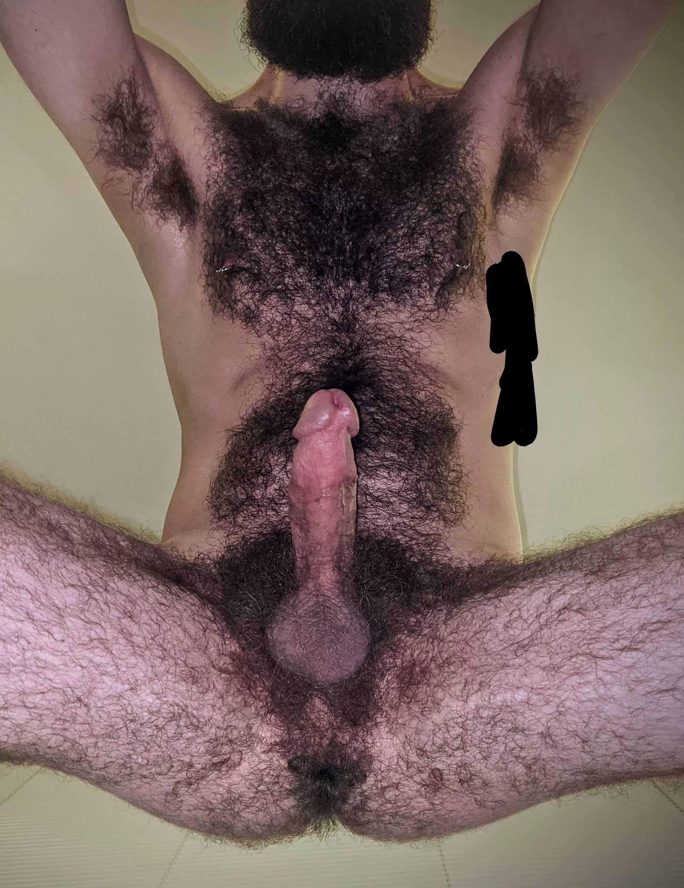 Hairy man ass...and hairy everything else