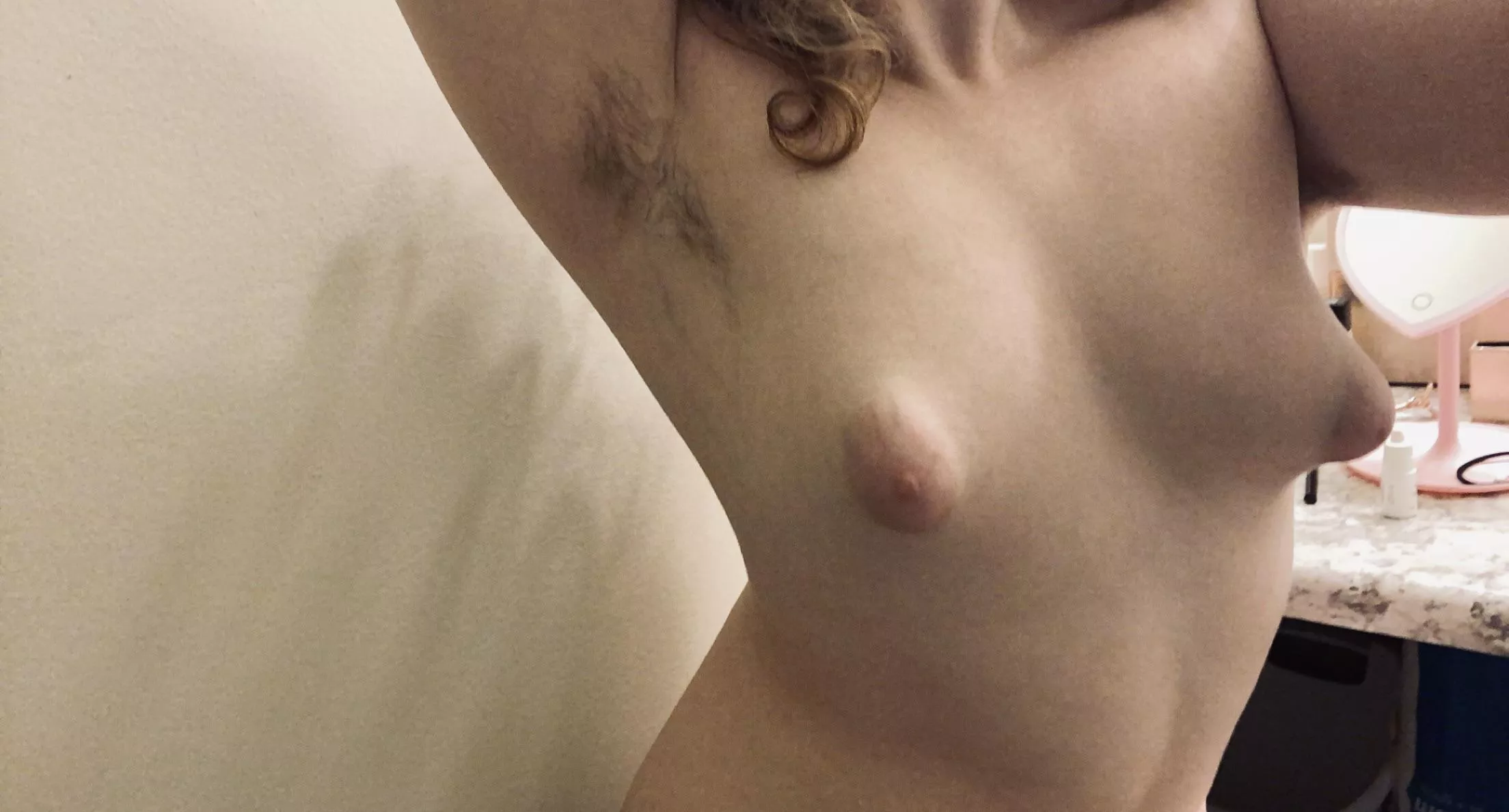 hairy pits and puffy tits <3