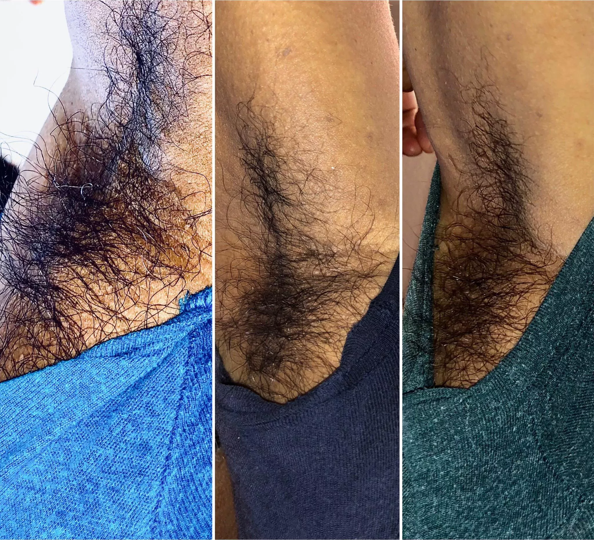 Hairy sweaty musky in any color