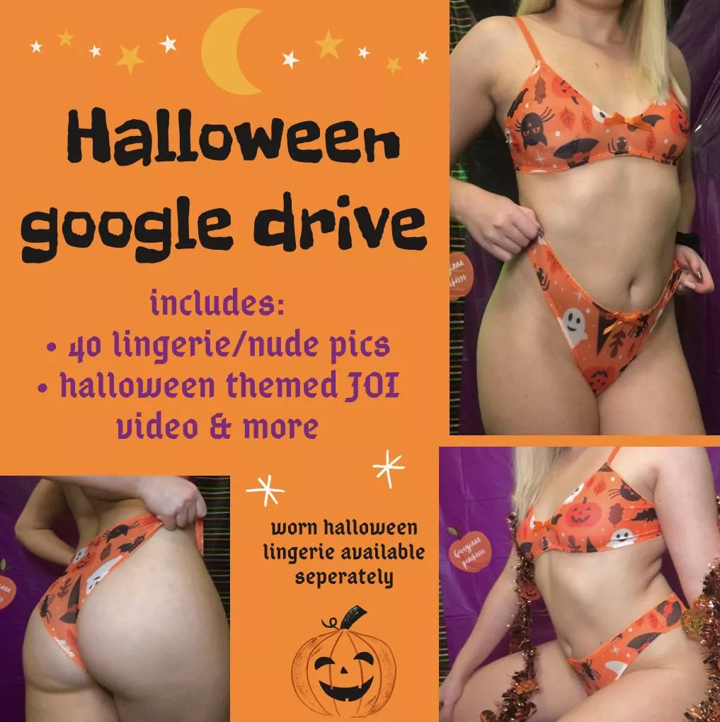 🎃HALLOWEEN BUNDLE🎃 only $25 for the halloween folder in my google drive🧡 including [PIC]s & [VID]s + new content to be uploaded this weekend🔥 [JOI] other premade/custom content available! [SELLING] kik: georgiaa.peachess