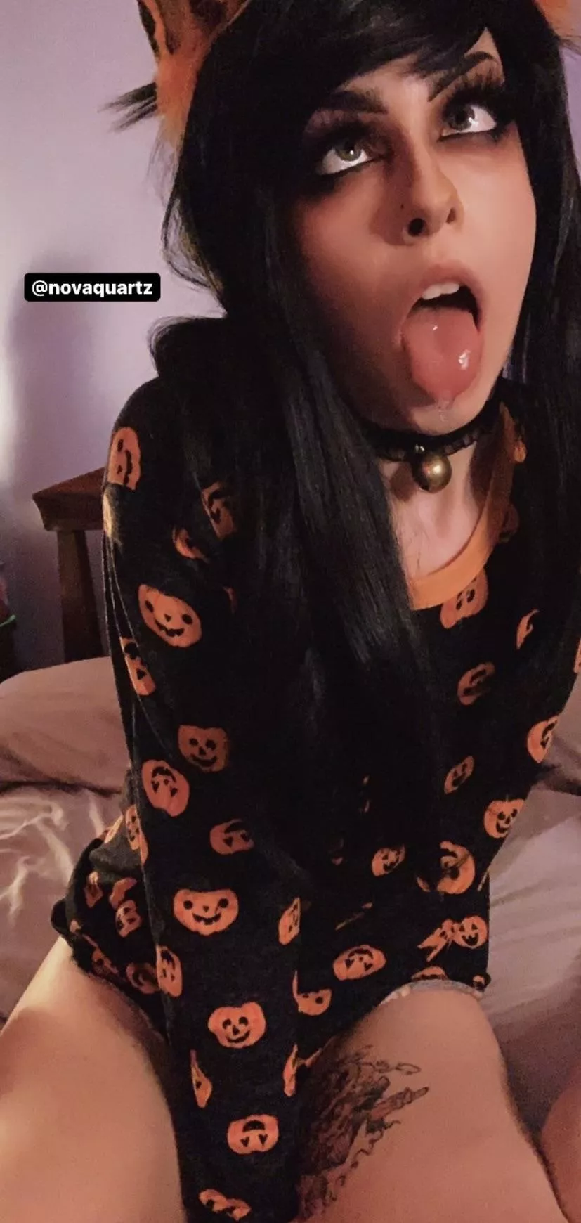 Halloween kittenðŸ§¡ðŸ–¤