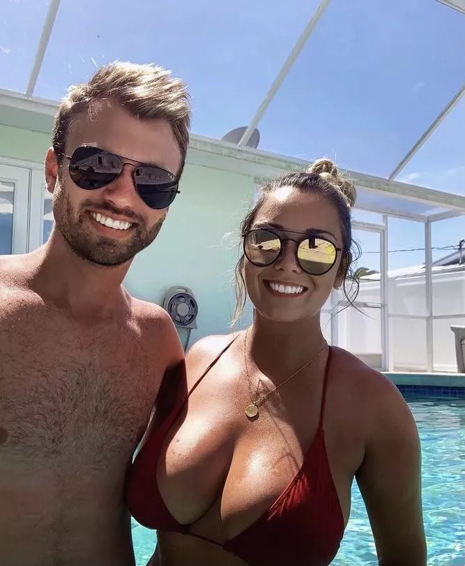 Hannah in a Red Bikini