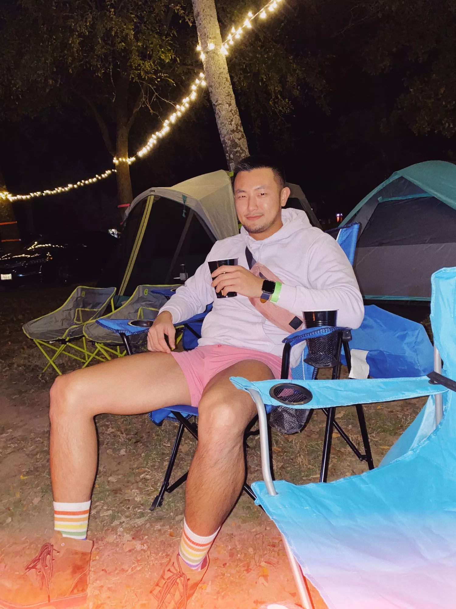 Happy camping. Don't come for my socks.