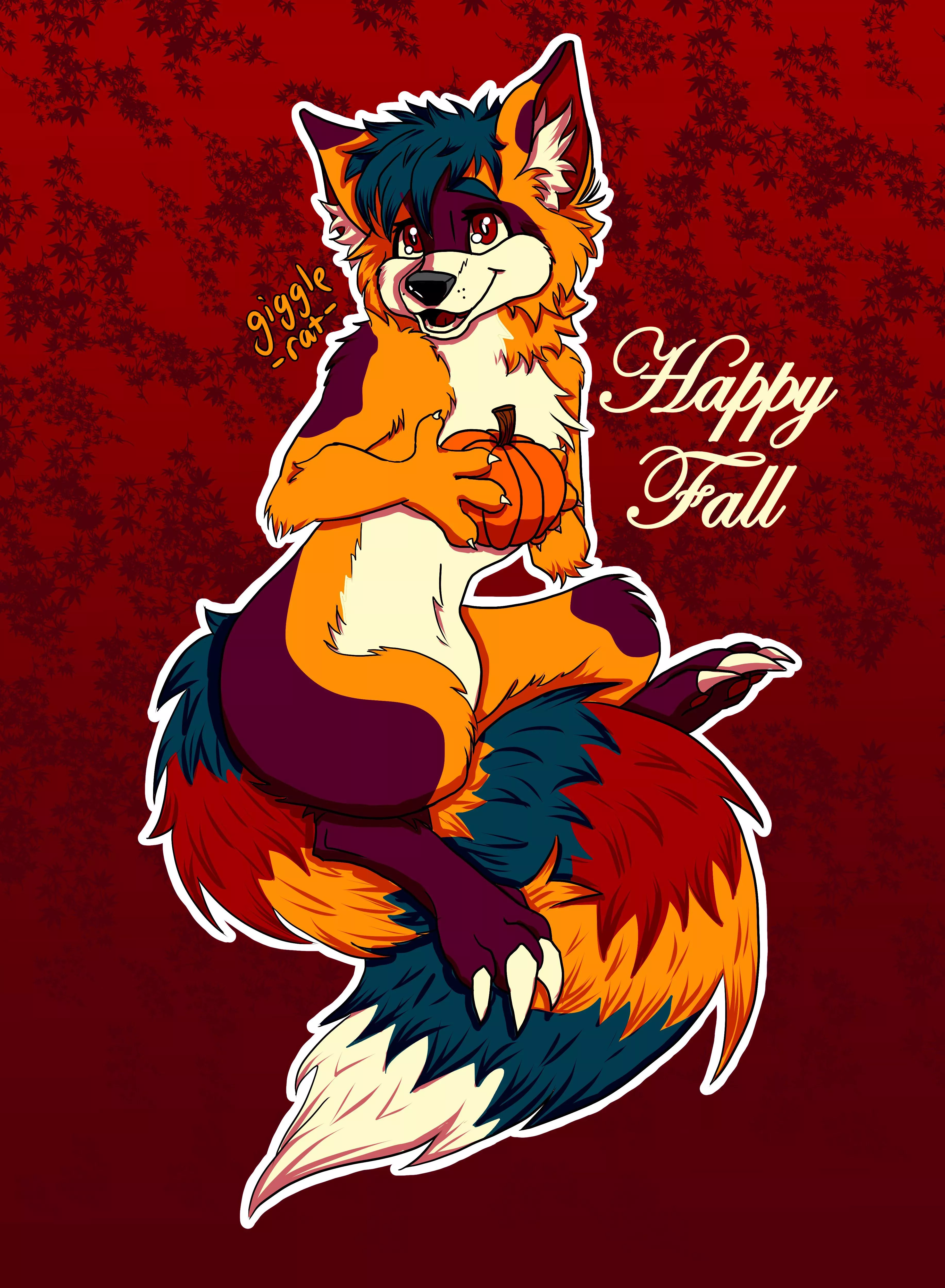 Happy fall art by me :)