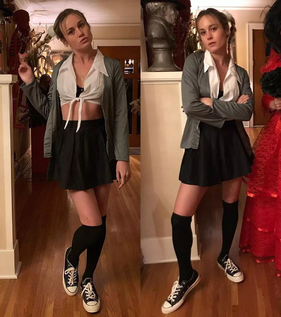 Happy Halloween Everyone! I know I’ll be spending some time thinking about Brie Larson’s sexy costume