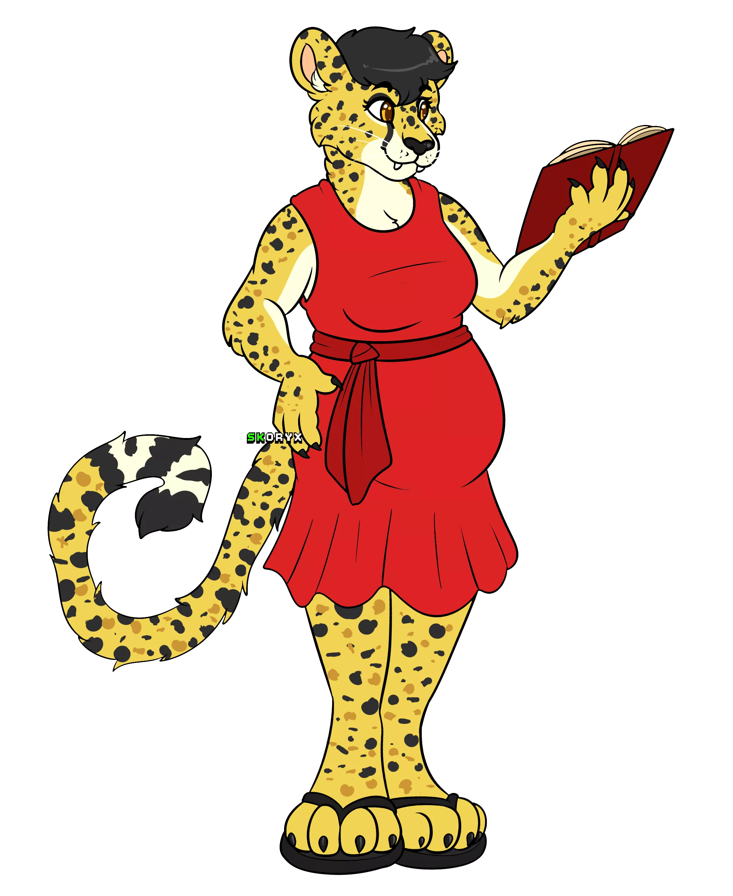 Happy National Cheetah Day 2021 (Art by Skoryx on Etsy)