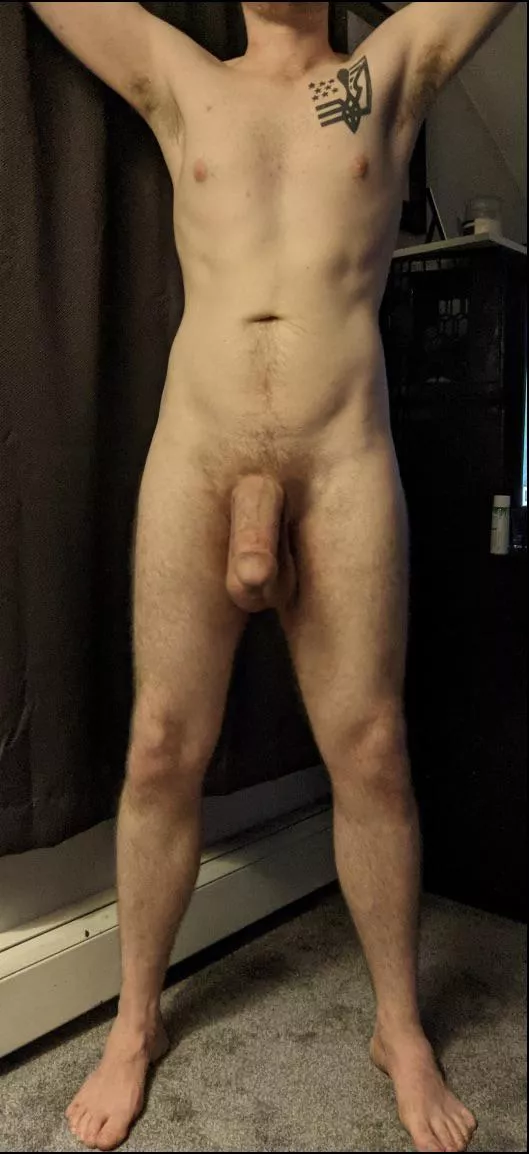 Hard body, soft cock, low balls