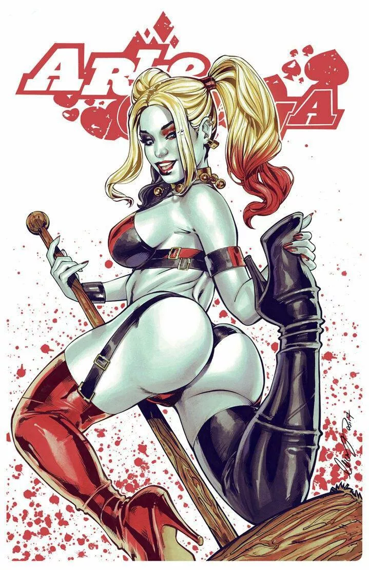 Harley in a Steamy outfit~ (Couldnâ€™t find a source)