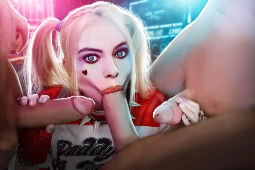 Harley Quinn blowbang