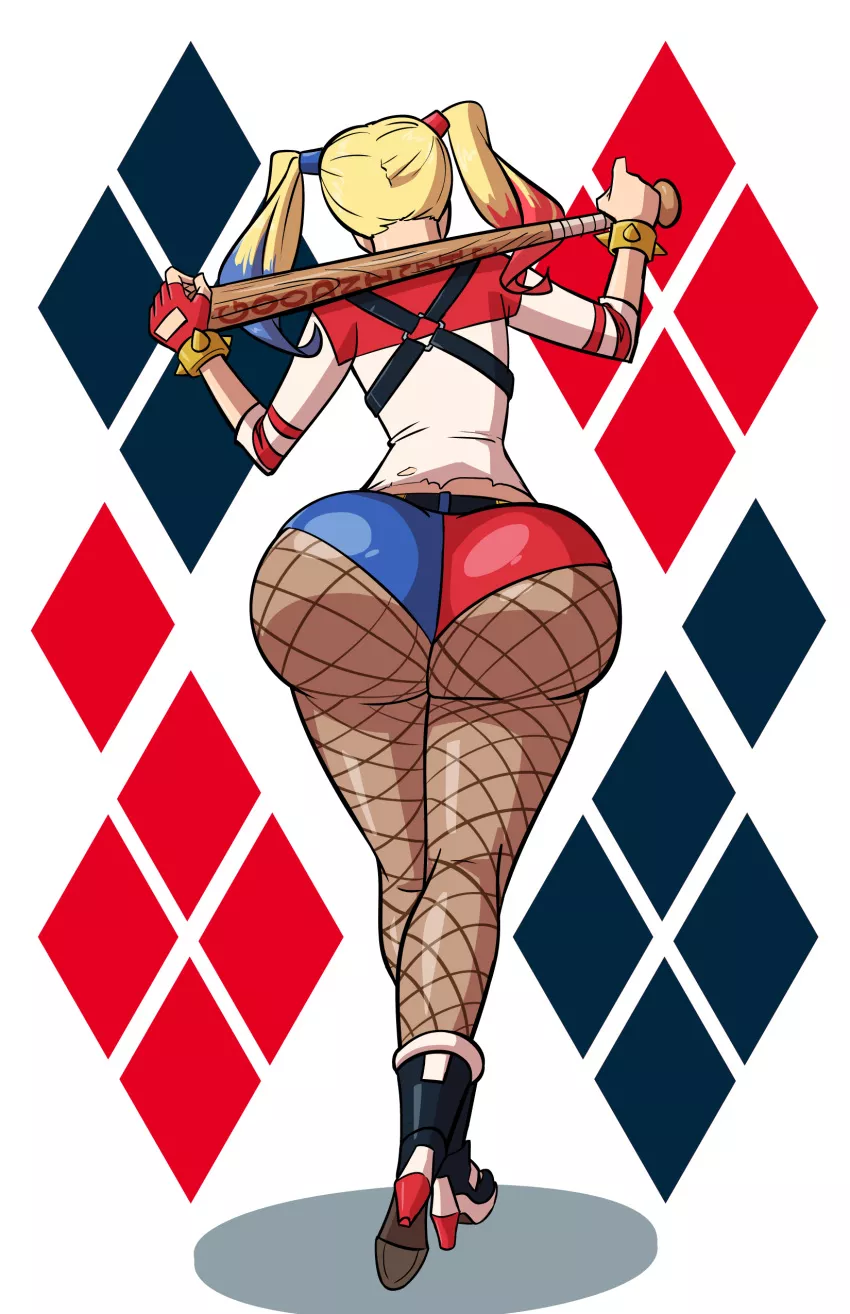 harley quinn with a lovely fat ass