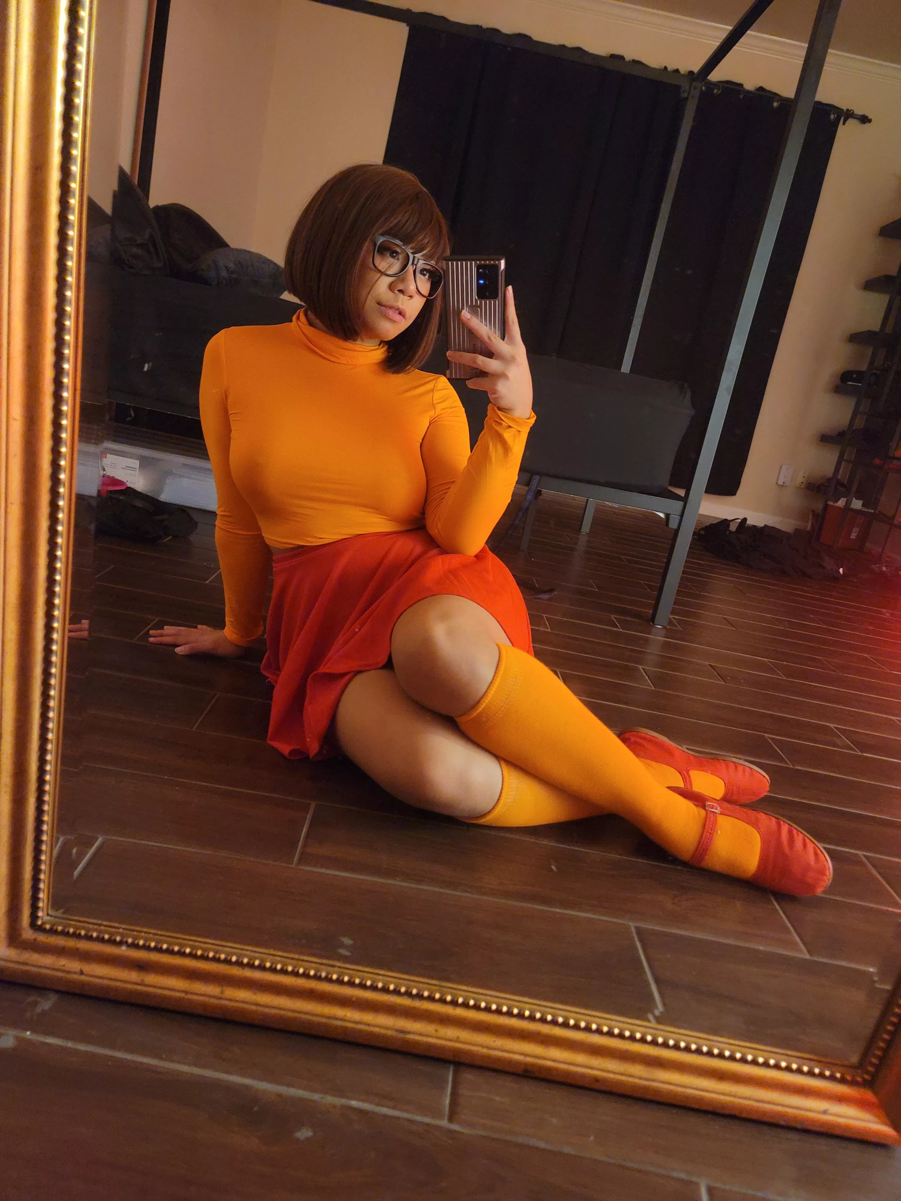 Have a mystery to solve? Busty Asian Velma is at your service!