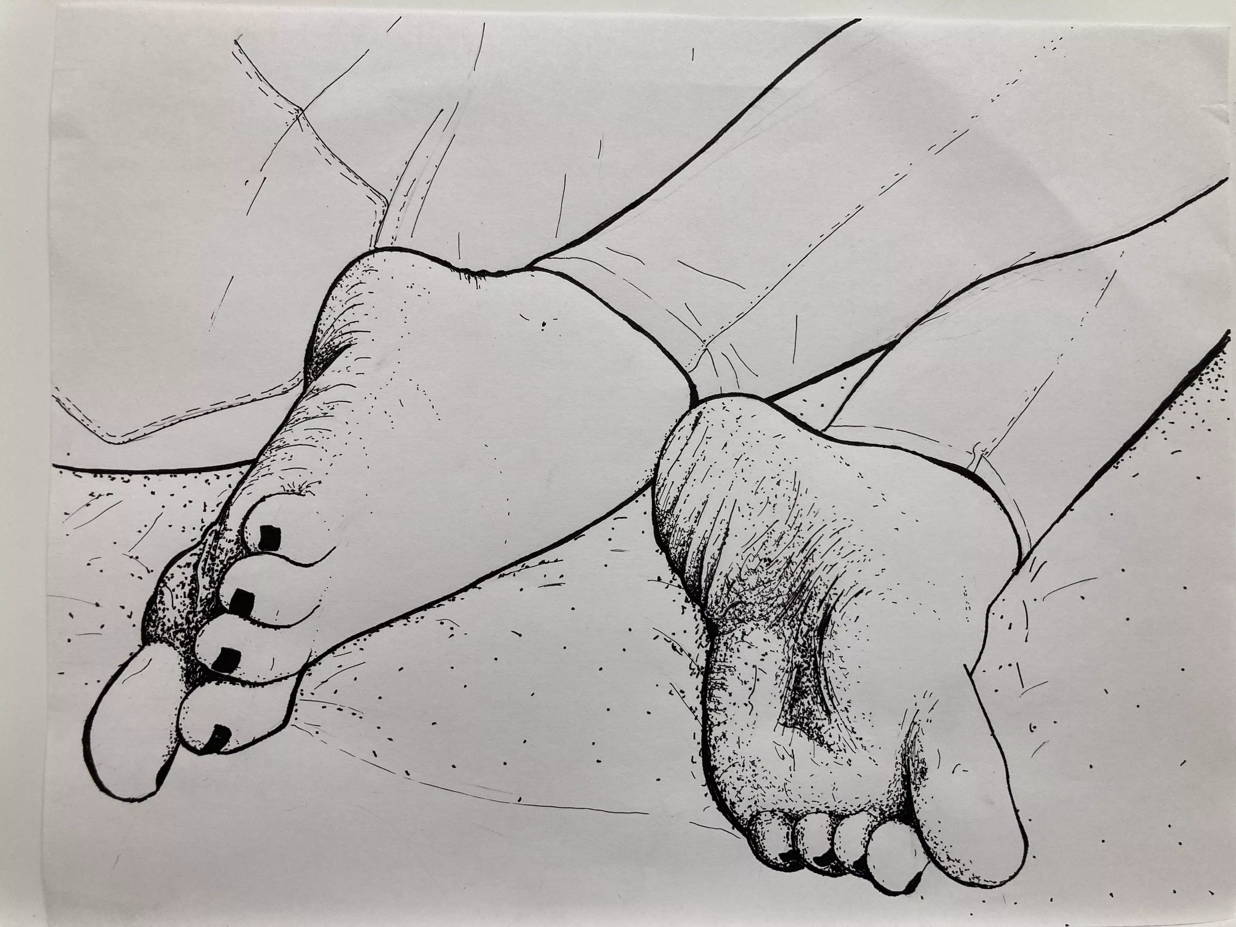 “Her Feet” artwork by me