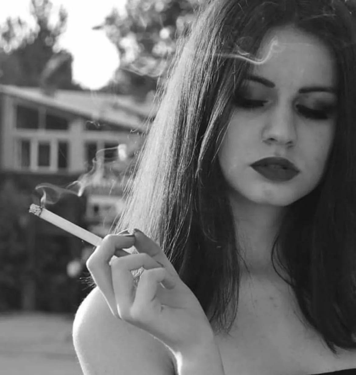 Her wisp of smoke…