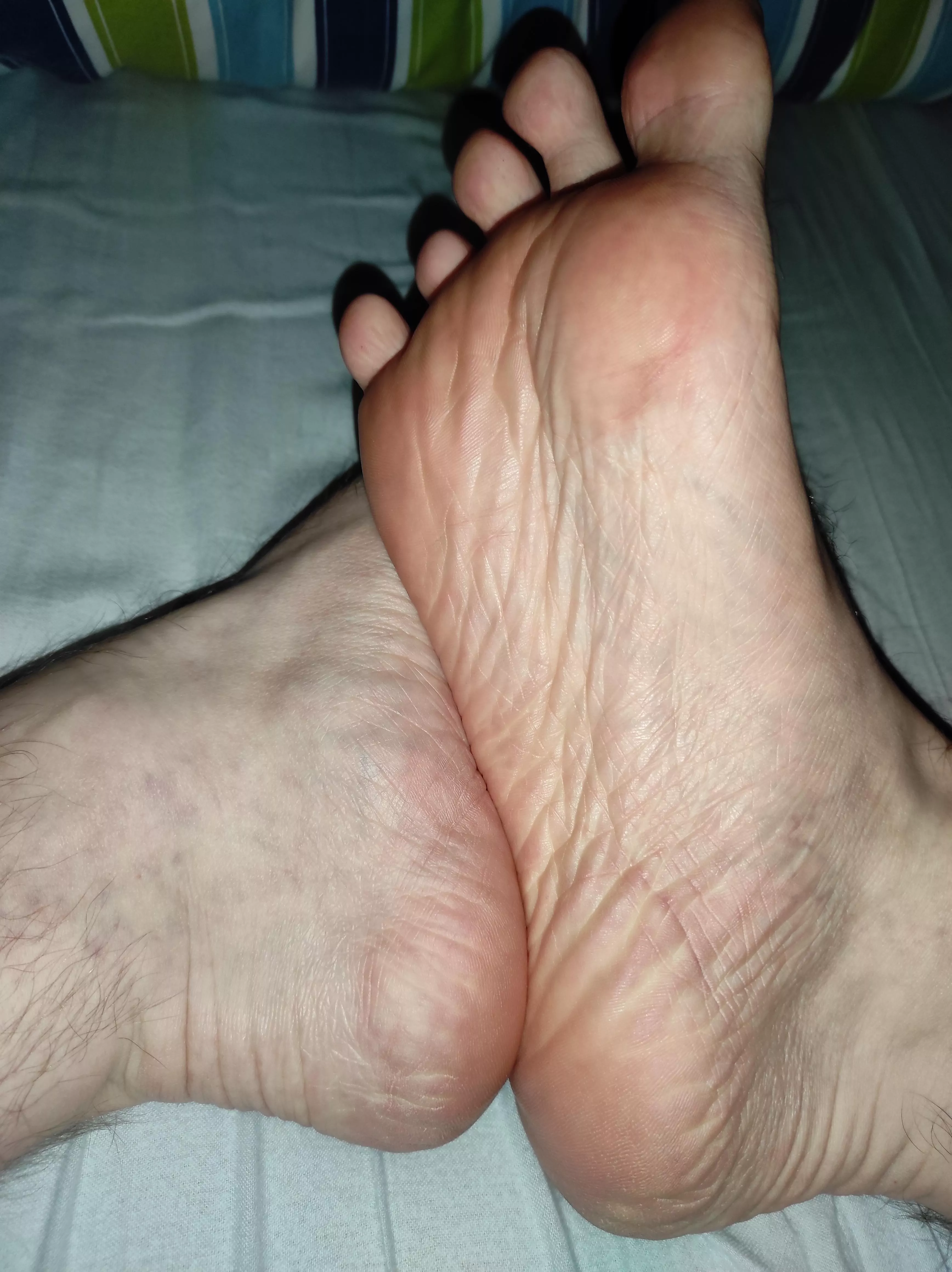 Here are my feet. Good night.