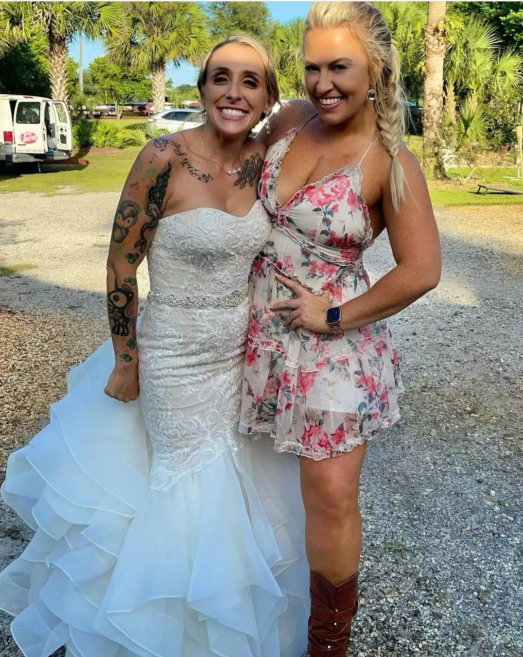 Here cums the bride...or her friend?