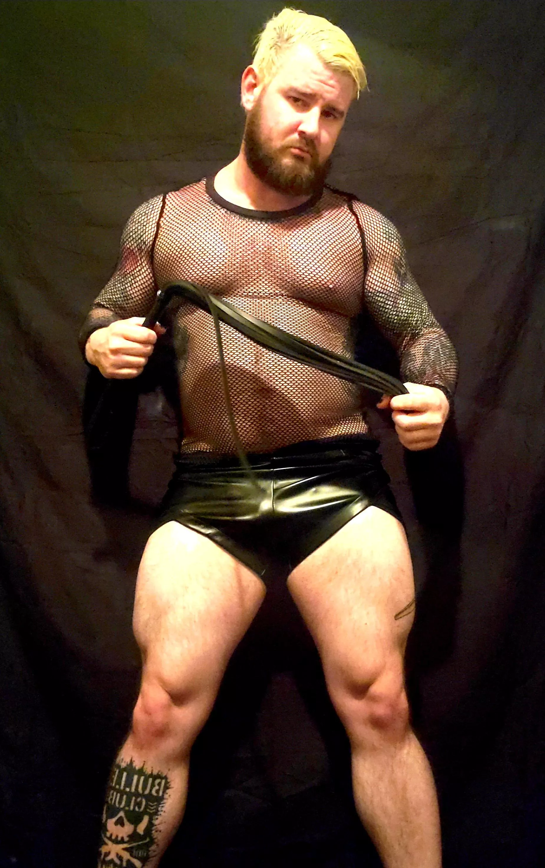 Here's an oldie but a goodie. I love these leather shorts!