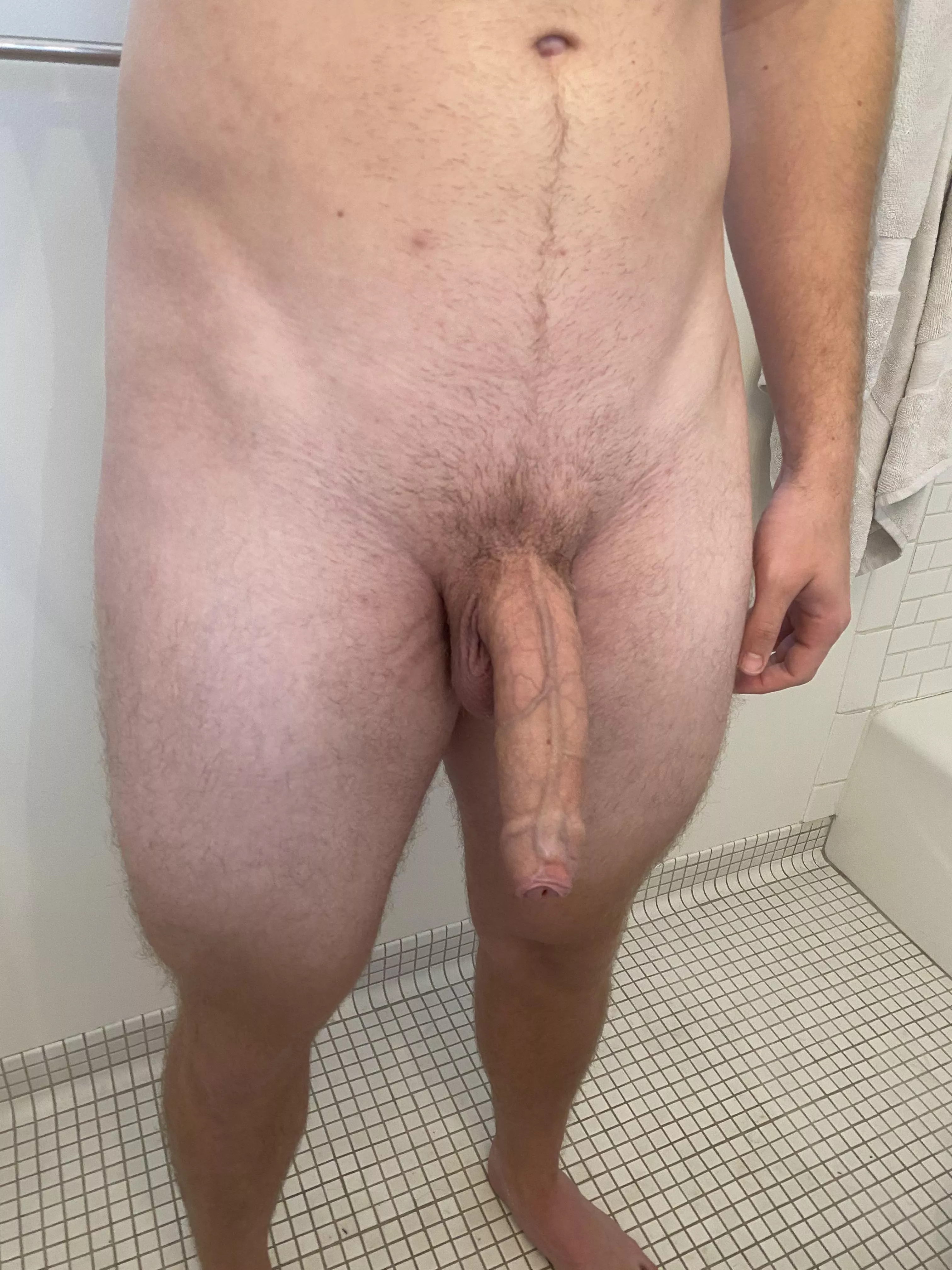 Here’s my uncut cock