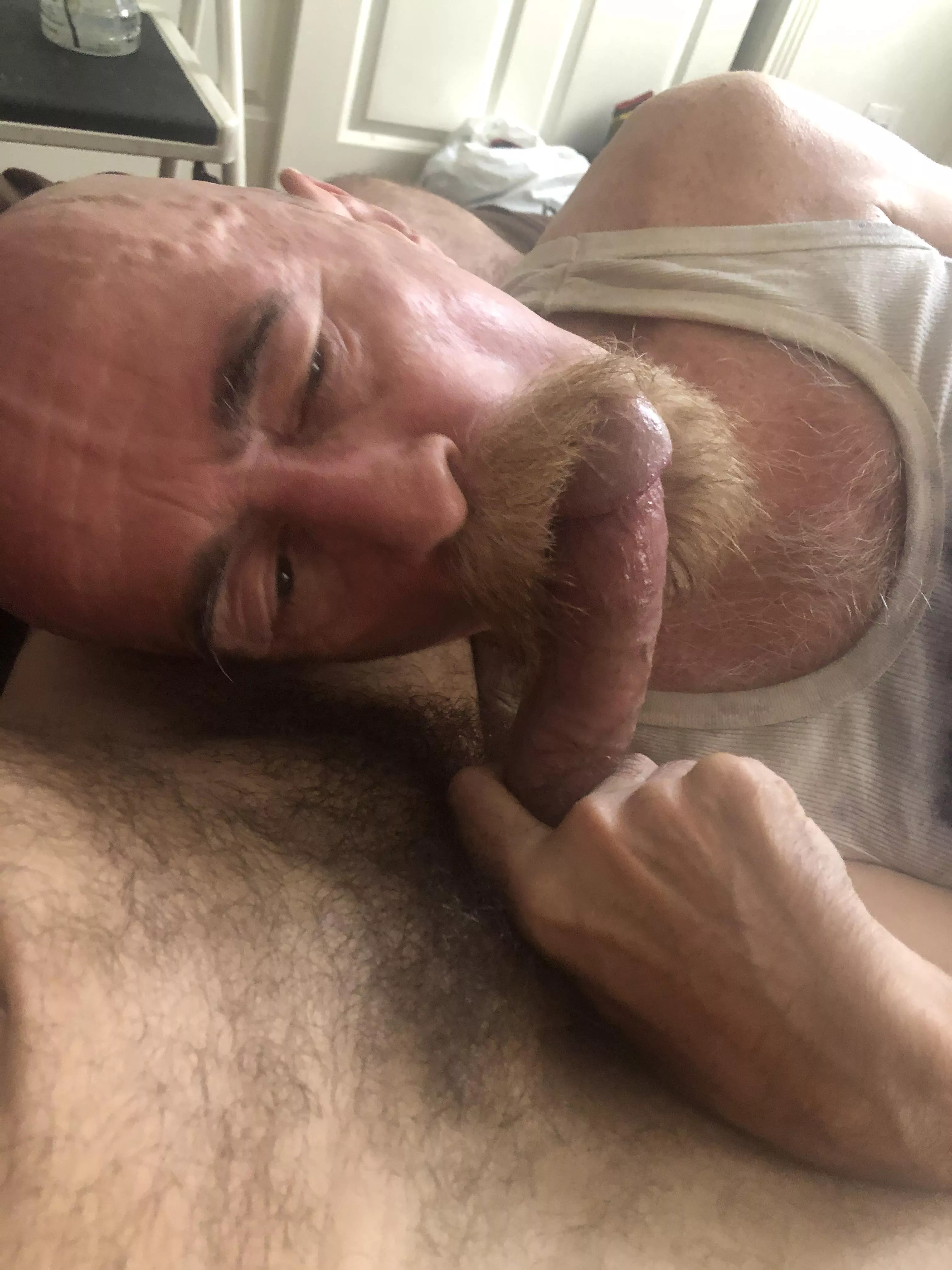 Heâ€™s happiest with my dick in his mouth.