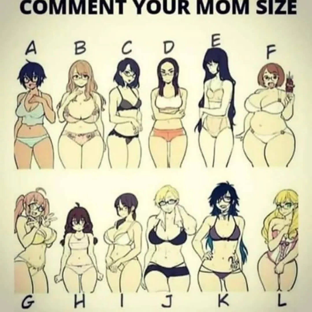 Hey cucks comment your mom size