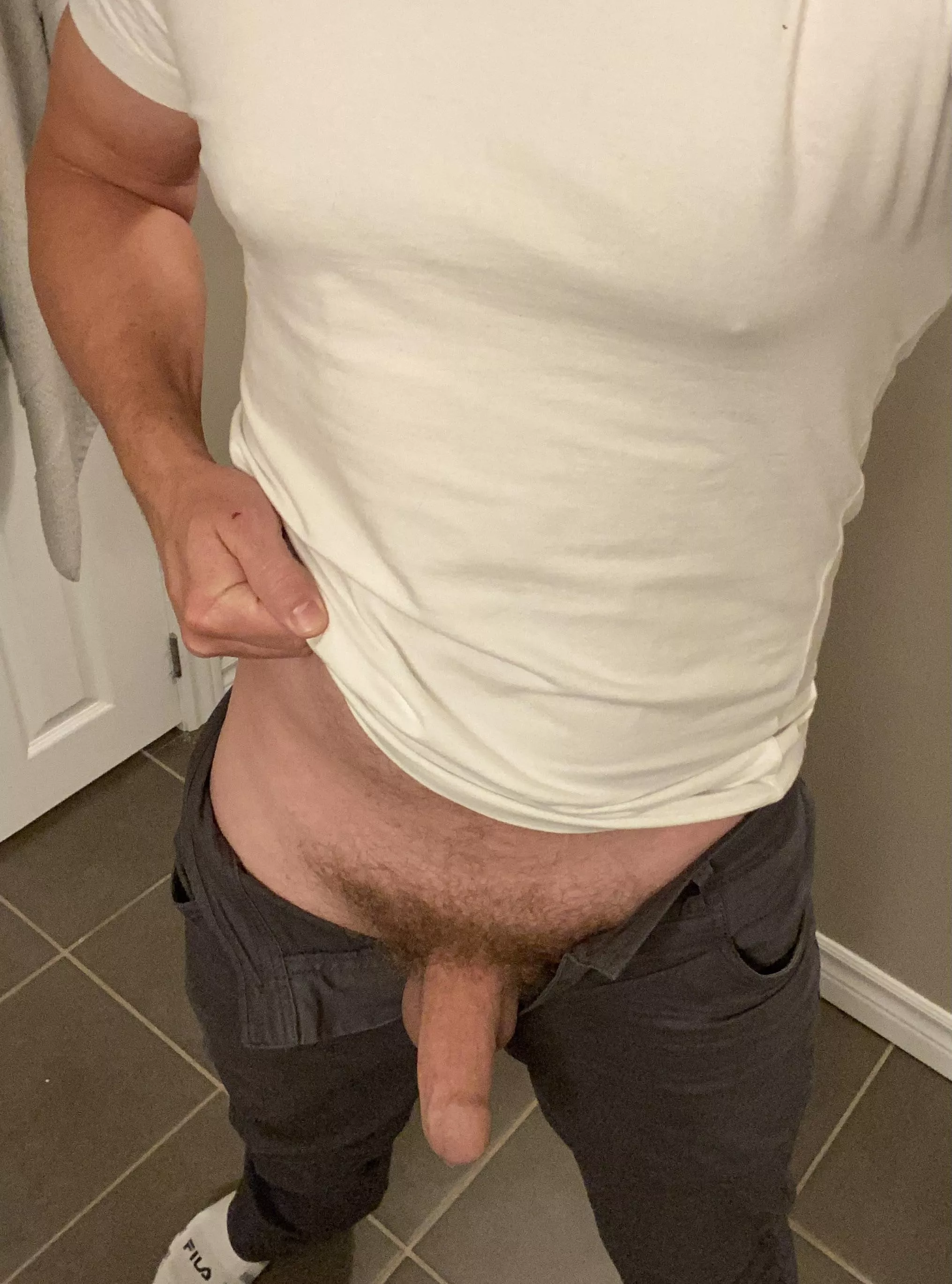 Hey. Just felt like getting my cock out. Hope you like uncut!