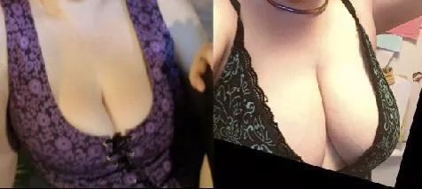 Hi lovelies. My boobs, about 8-10 years apart. I think they’ve grown a little 😉